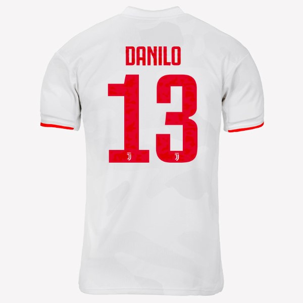 Camiseta Juventus NO.13 Danilo Segunda equipación 2019-2020 Gris Blanco